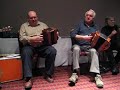 raynald oullet, accordion player, builder of melodie diatonic accordions from montmagny, quebec.  and on the right, legendary newfoundlander frank maher.   
http://accordeon.montmagny.com/carrefour www.borealisrecords.com/a_maher