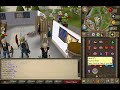 lured with claws and ahrims in falador runescape