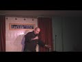 comedian asks woman to crush his balls with high heels