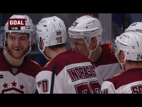 Dzerins hammers home one-timer