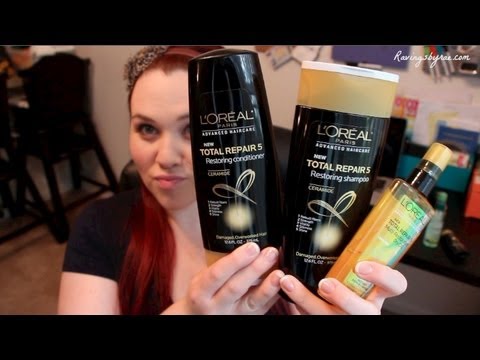 how to apply l'oreal total repair masque