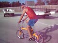 Downtube FS Folding bike riding on Ocracoke
