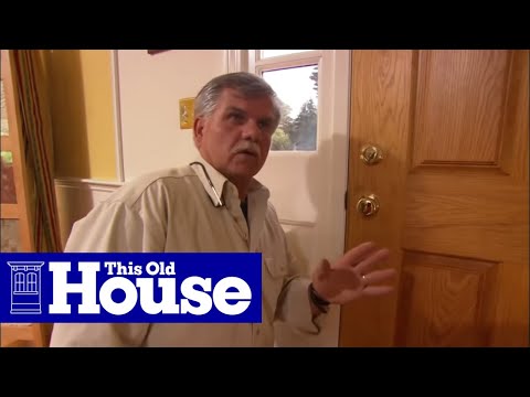 how to weather stripping door