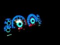 Dodge dakota blue guages 2000