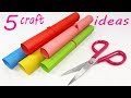Art And Craft Ideas With Color Paper