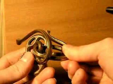Solution for Hanayama Enigma Cast Metal Puzzle