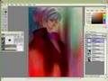 Digital Art Drawing Process - Gintama SAKATA GINTOKI