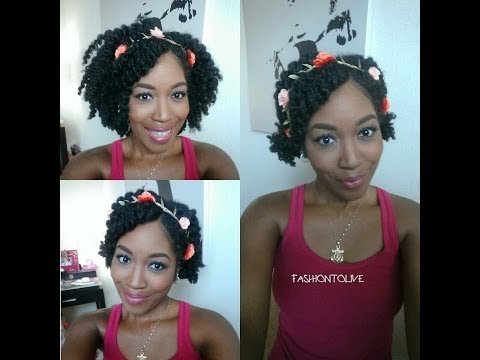 Natural Hair: 3 Easy Summer Hairstyles with a Flower Crown Natural Hair: 3 Easy Summer Hairstyles with a Flower Crown