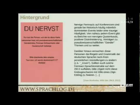 sprache - streamdump von 29c3 Sprache, Ungleichheit und Unfreiheit by Anatol Stefanovitsch http://events.ccc.de/congress/2012/Fahrplan/events/5336.en.html.