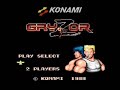 ah, gryzor! the japanese version of contra for nes. i really liked contra, this is my favorite series from konami. but the fact that the japanese version does have features that us version does not... well... still, this version is the same thing as the us. but in japanese language... ugh... but now thanks to madhacker, who made a translation patch, available on www.romhacking.net this game is now on english for the enjoyment of everyone! and, i managed to record this video, of a total of 3. this lp shows me playing the game only with the machine gun weapon! without losing a life. enjoy!