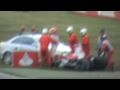 Hockenheimring 2008 Formula 1 Timo Glock accident