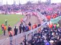 HFC Fanatics-Fahne im FCM-Block