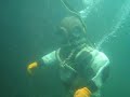 Hardhat dive in Stromness Harbour.