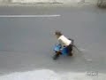 Monkey riding a bike
