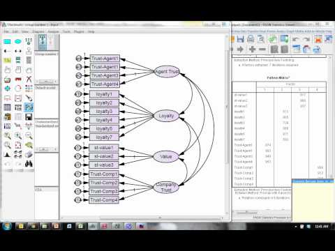 how to perform cfa in spss