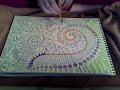 Random Doodle Drawing Part 2 Watercolor Painting by Morgan Paige Abbott