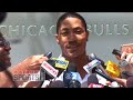 Chicago Bulls Rookie Derrick Rose Meets the Press-Part 1