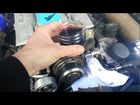 How to change your supercharger oil m113k-ml55 Mercedes Benz engines
