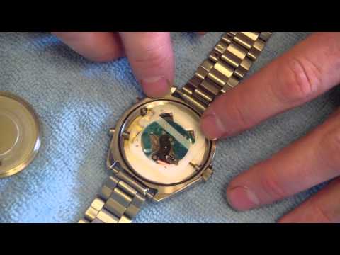 how to change watch battery