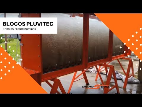 Hidro Solo - Blocos PLUVITEC - Ensaios Hidrodinâmicos