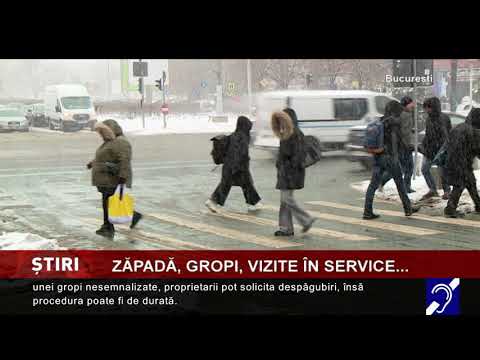 Zăpadă, gropi, vizite în service