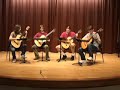  guitar quartet G.F. Handel queen of sheeba EMU Eastern Michigan University