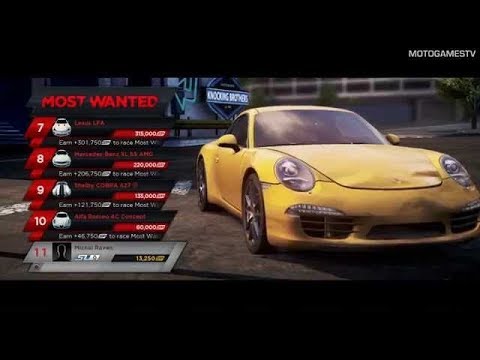 how to change control in nfs mw 2012