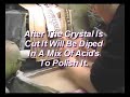 crystal glass cutting