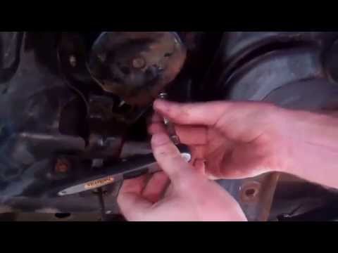 Video showing how to change the spare wheel winch on Range Rover sport.