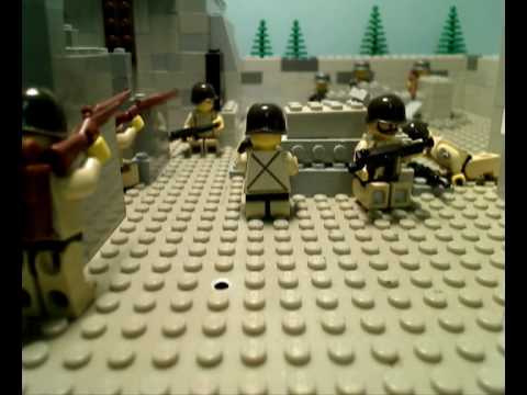 Lego ww2 Assault on Dawnville. After Baker Company takes over a french town 