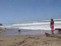 Fuerte Oleaje en la Playa de Cangrejos