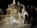 Trapp Family Lodge Ice sculpture gets torched by Dennis of