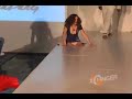 Model Falls on the runway