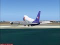 FedEx 747-400F in crosswind FedEx 747-400F in crosswind