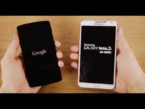 Google NEXUS 5 vs Samsung Galaxy NOTE 3 The TEST of the BEST !!