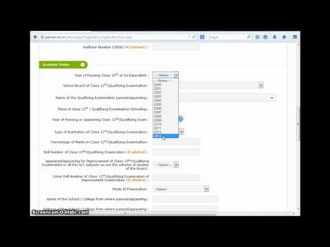 how to fill jee form 2015