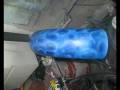 Raveneye Airbrush: Blue true fire spatbord