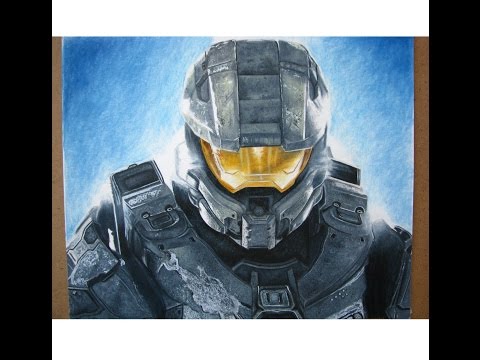 how to draw master chief