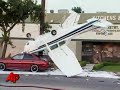 Plane Crashes Into Parked Car in Burbank, Calif.