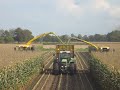 New Holland FR 9060 en FX 38 in 1 werkgang mais hakselen New Holland FR 9060 en FX 38 in 1 werkgang mais hakselen