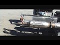 2008 Ford 6.4 liter diesel on test stand  running