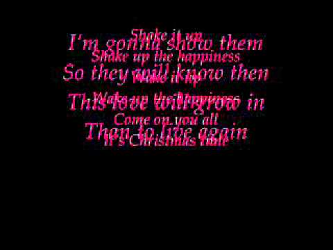 shake up happiness - Dieses Lied ist einfach ein weihnachtslied. Ich Liebe es (: