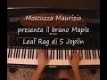 moscuzza maurizio suona maple leaf rag di scott joplin con il pianoforte acustico verticale poco intonato una scelta fatta di proposito per suonare questo brano in rag time con il piano niedermeyer ma3