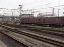 ｸﾓﾔ443系電気検測車　2003.8.13岡山駅