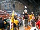 Chemie Leipzig - SG Dynamo Dresden Ankunft am Bahnhof