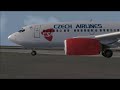 ?SA Czech Airlines Landing at LKPR ?SA Czech Airlines Landing at LKPR