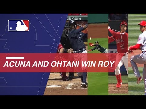 Video: Acuña Jr., Ohtani win Rookie of the Year Awards