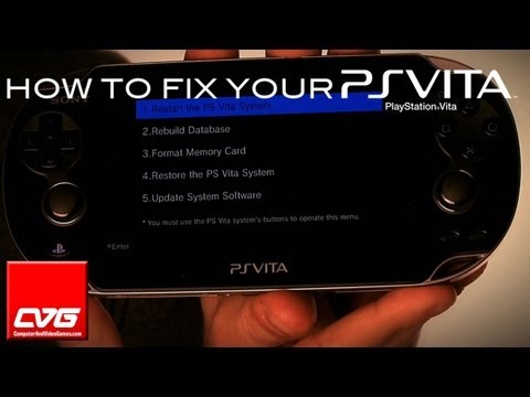 how to fix a ps vita that is frozen