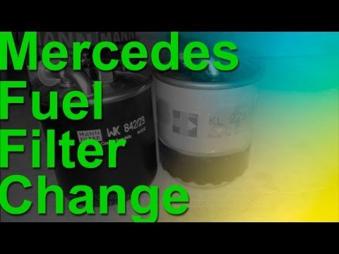 Mercedes CDI Diesel Fuel Filter Change