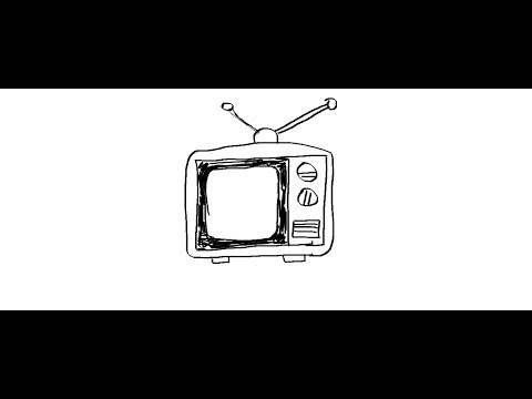 how to draw t.v